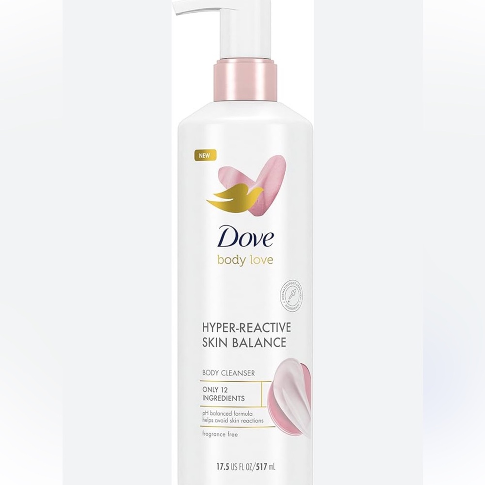 This is a Dove Body Love Hyper-Reactive Skin Balance Body Cleanser, 2 Pack - Picture 2 of 9